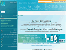 Tablet Screenshot of pays-fougeres.org